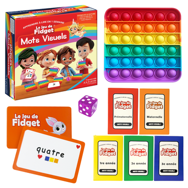 The Fidget Game French: Le Jeu de Fidget Mots Visuels.